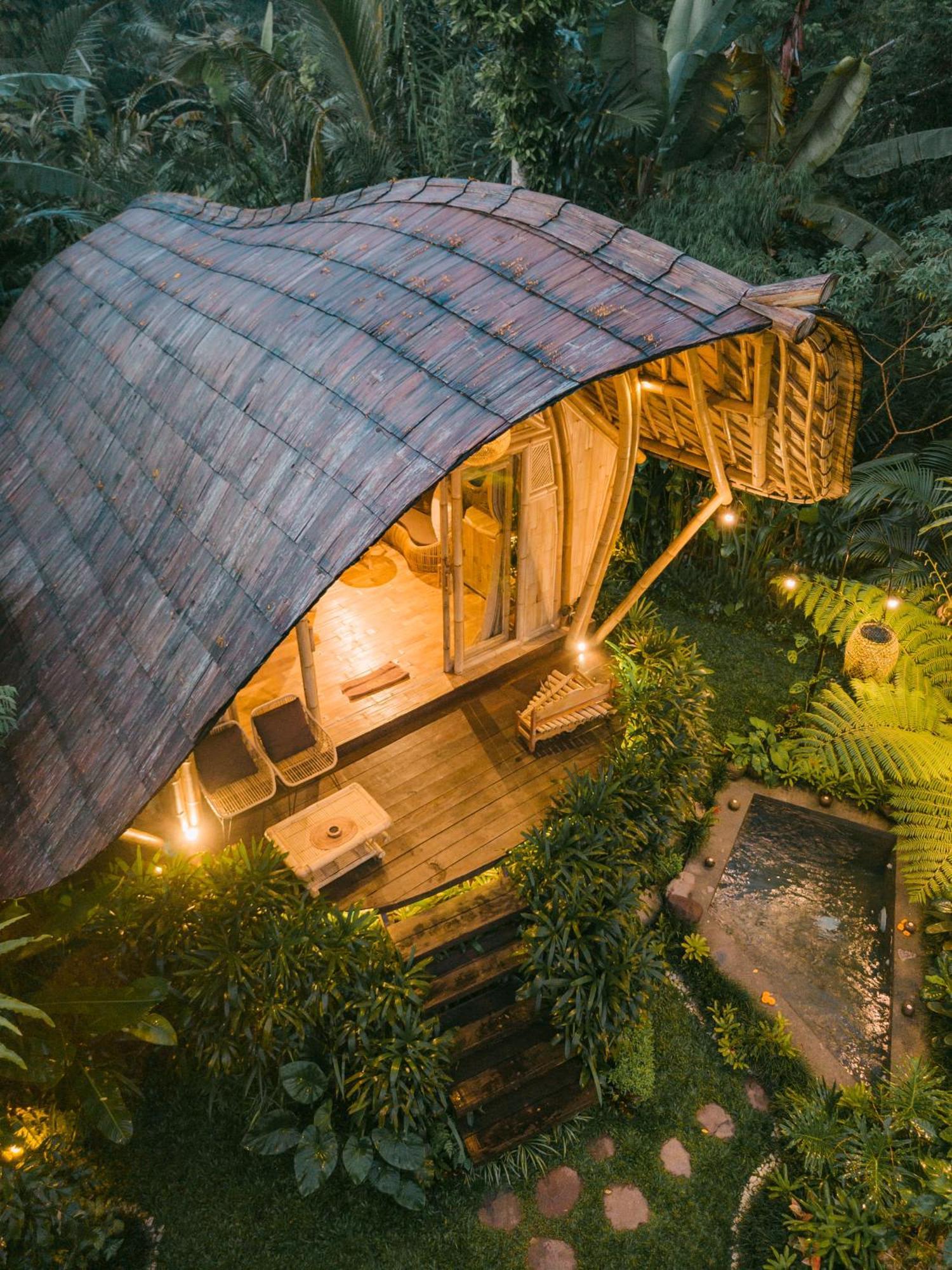 Villa Arcada Bali Bamboo House Sidemen  Esterno foto
