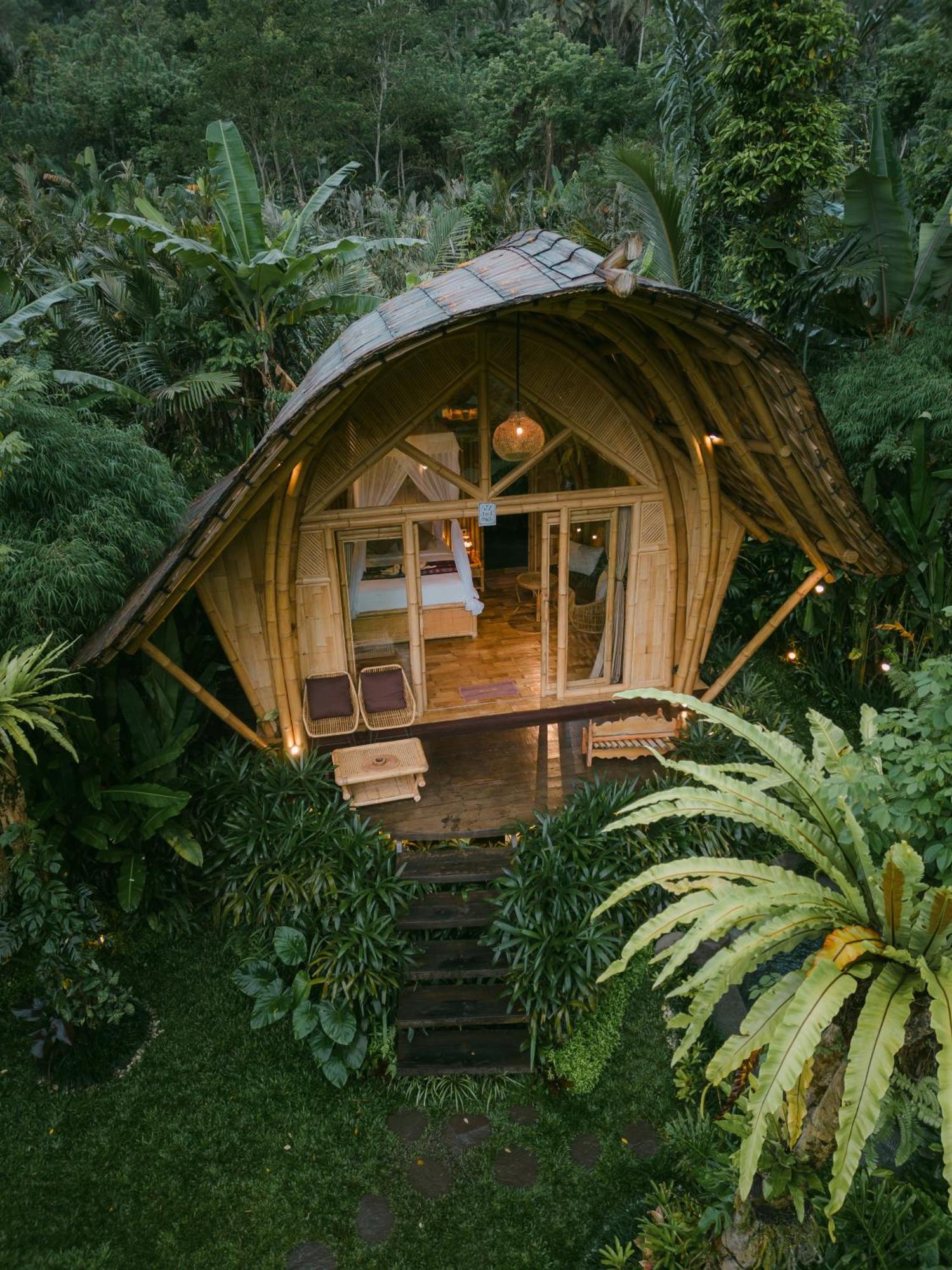 Villa Arcada Bali Bamboo House Sidemen  Esterno foto