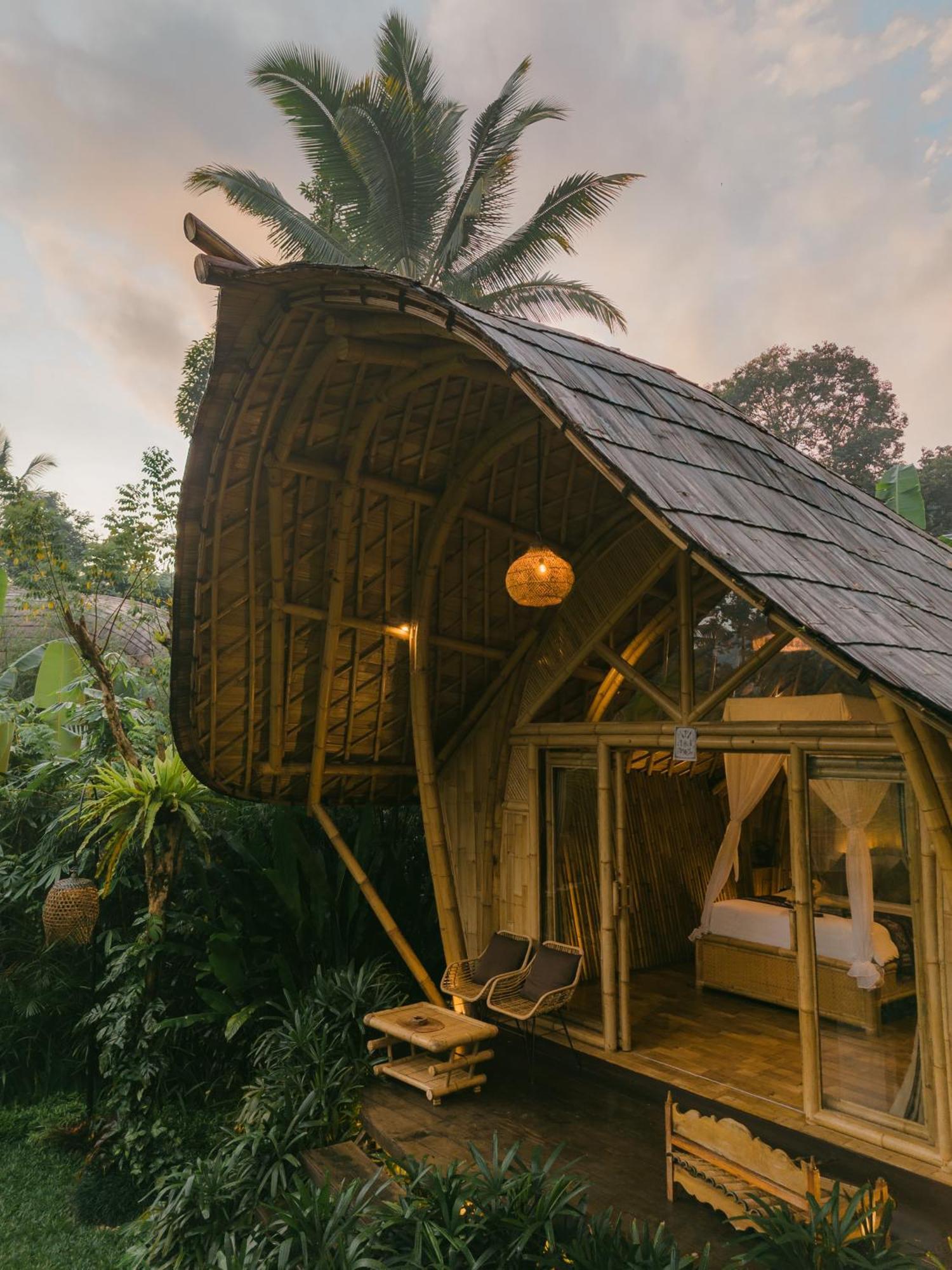 Villa Arcada Bali Bamboo House Sidemen  Esterno foto