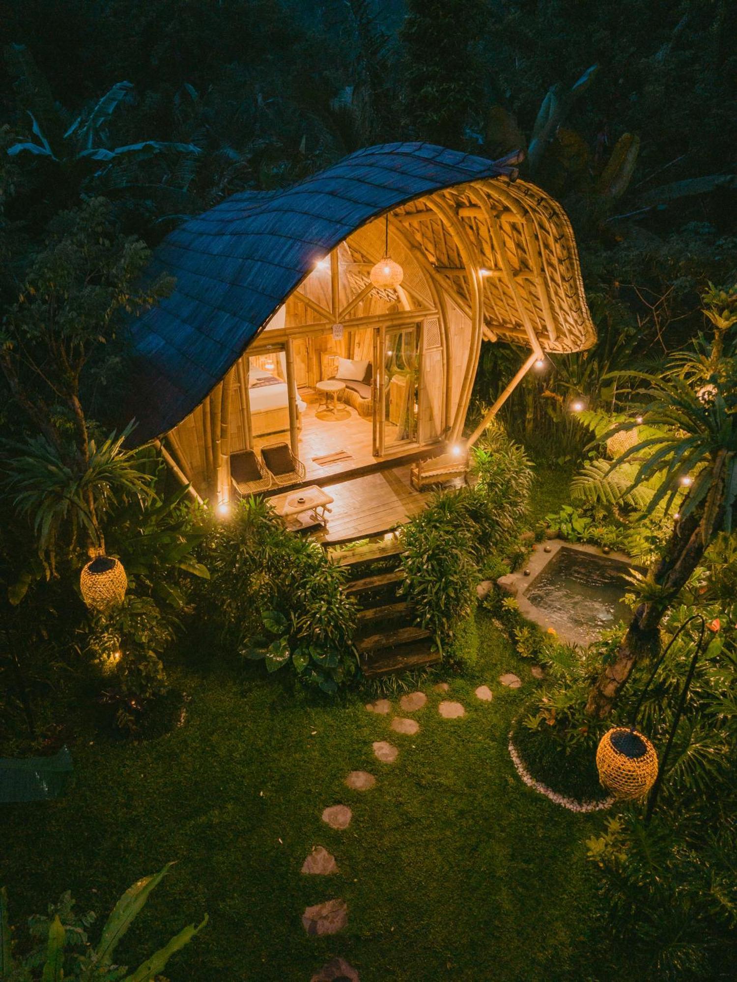 Villa Arcada Bali Bamboo House Sidemen  Esterno foto
