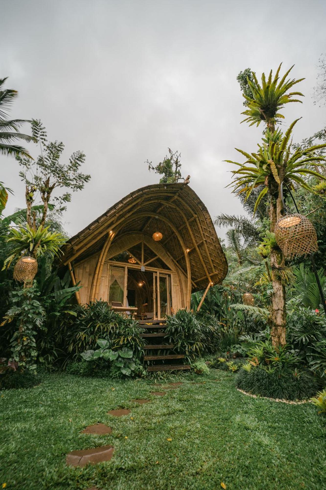 Villa Arcada Bali Bamboo House Sidemen  Esterno foto