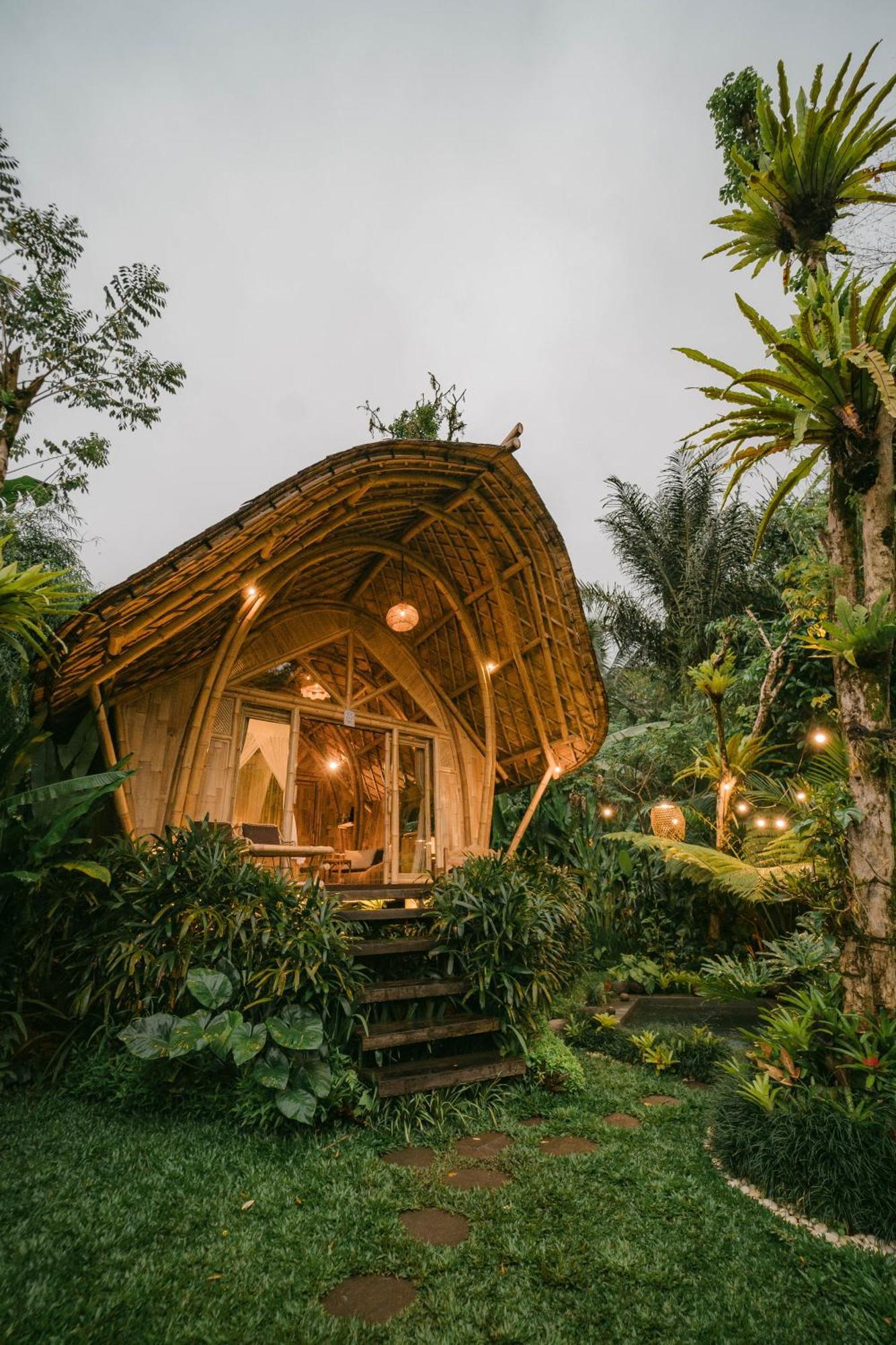 Villa Arcada Bali Bamboo House Sidemen  Esterno foto