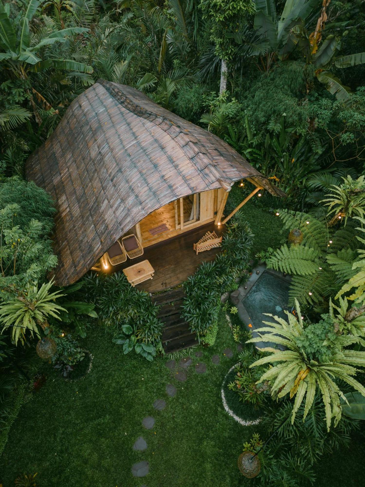 Villa Arcada Bali Bamboo House Sidemen  Esterno foto