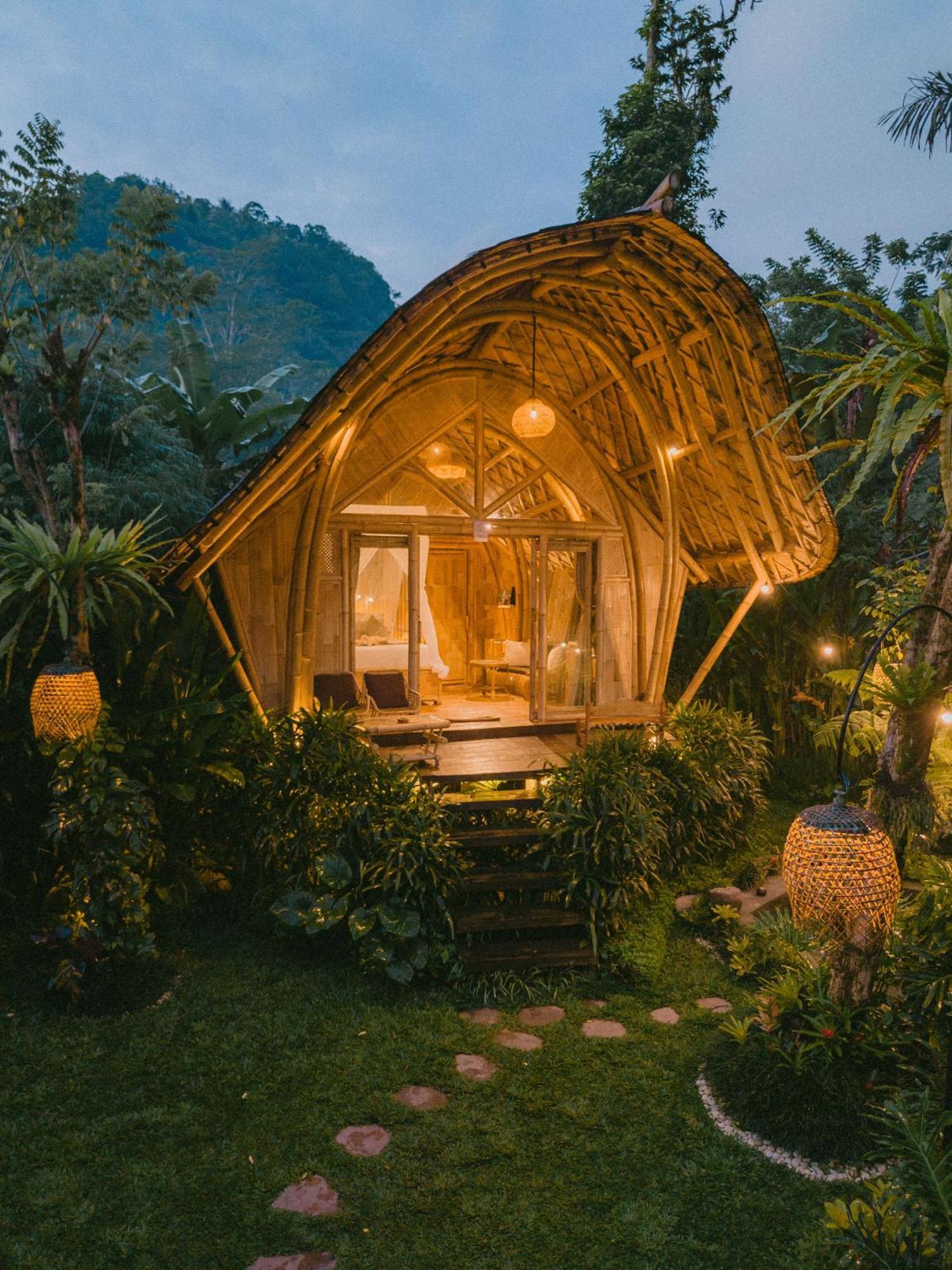 Villa Arcada Bali Bamboo House Sidemen  Esterno foto