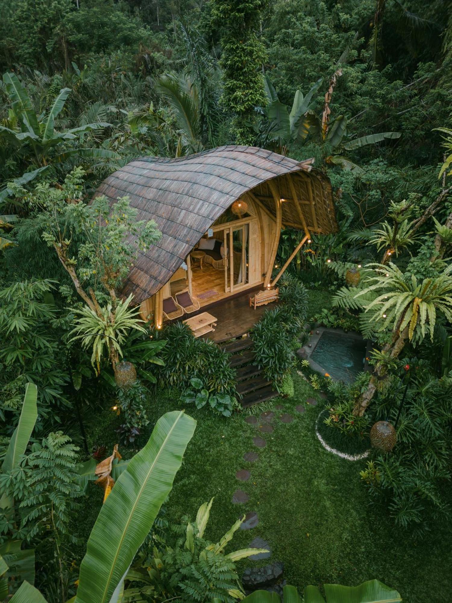 Villa Arcada Bali Bamboo House Sidemen  Esterno foto